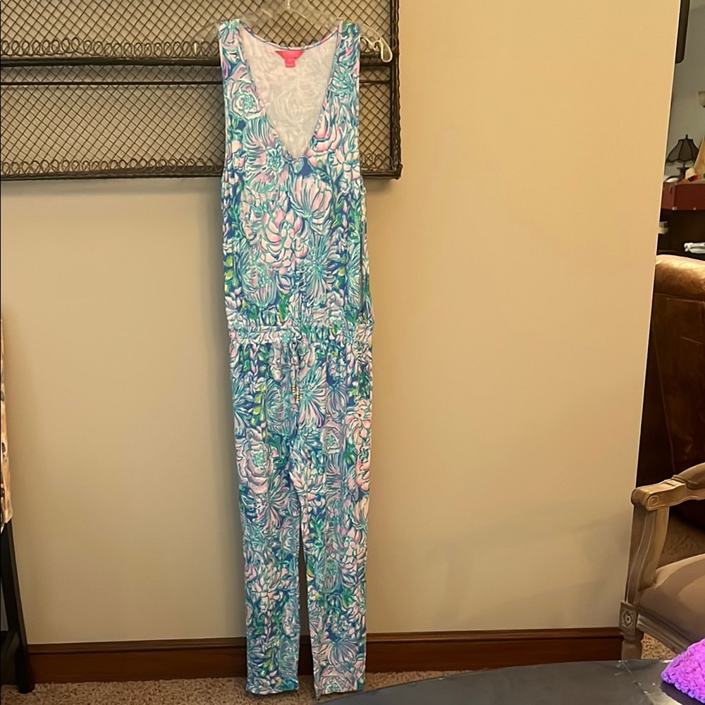 Lilly Pulitzer floral Sleeveless Jumpsuit